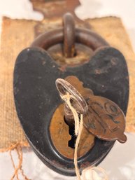 Vintage Lock With Key