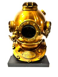 Vintage U.S. Navy Diving Helmet Mark V, Morse Diving Equipment Co Inc. Boston MA