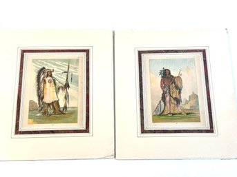 Vintage G. Catlin Indian Prints
