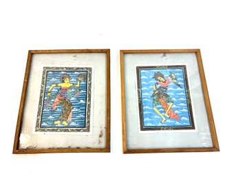 Vintage Framed Drawings