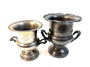 Vintage Silver Plated Sailing Trophy's. AYC 1980 Boone Island Race