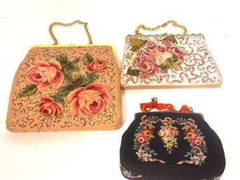 Three Vintage Purses