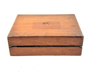 Vintage Wooden Box Writing Desk