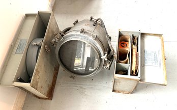 Vintage WWII Navy Search Light With Shutter