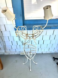 Vintage Victorian Gold Fish Bowl With Lights