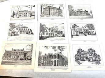 Vintage Homes Of Distinction Prints By Richard Sebring And Scott Kiefer