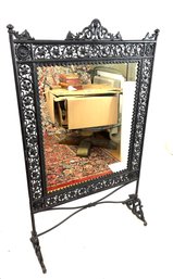 Vintage Metal Floor Mirror