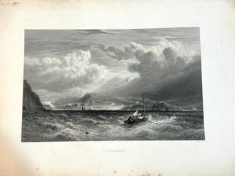 Vintage Print - Off Teignmouth