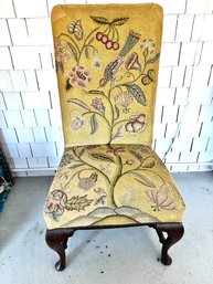 Vintage Embroidered Side Chair