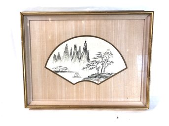 Vintage Framed Asian Print