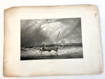 Vintage Print - Rough Weather