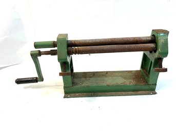 Vintage Sheet Metal Roller