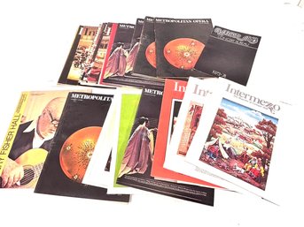 Vintage Intermezzo, Metropolitan Opera And Other Magazines