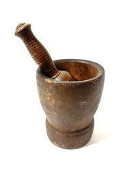 Vintage Large Mortar And Pestile