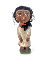Vintage Native American Indian Doll Statue