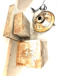 Vintage WWII Navy Search Light And Shutters