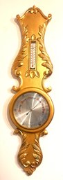 Antique Gold Barometer