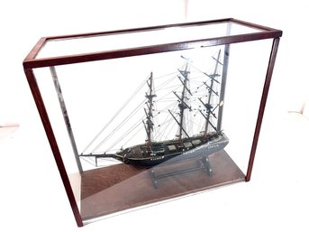 Antique Ships Model In Case