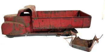 Antique Toy Dump Truck