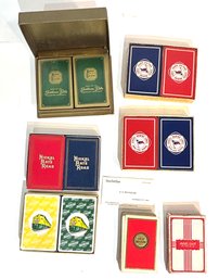 Playing Cards, Great Western, Southern Belle, States Marine Lines, L&n And Ny, Chicago, St. RR Co 7 Decks