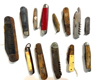 Pocket Knives. Long And Short. 15 Knives