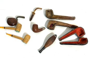 Misc Lot Of Smoking Pipes And Pieces