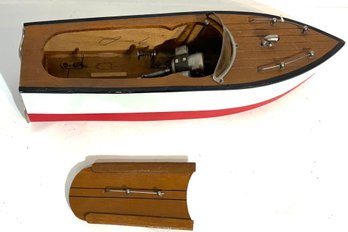 Vintage Toy Boat