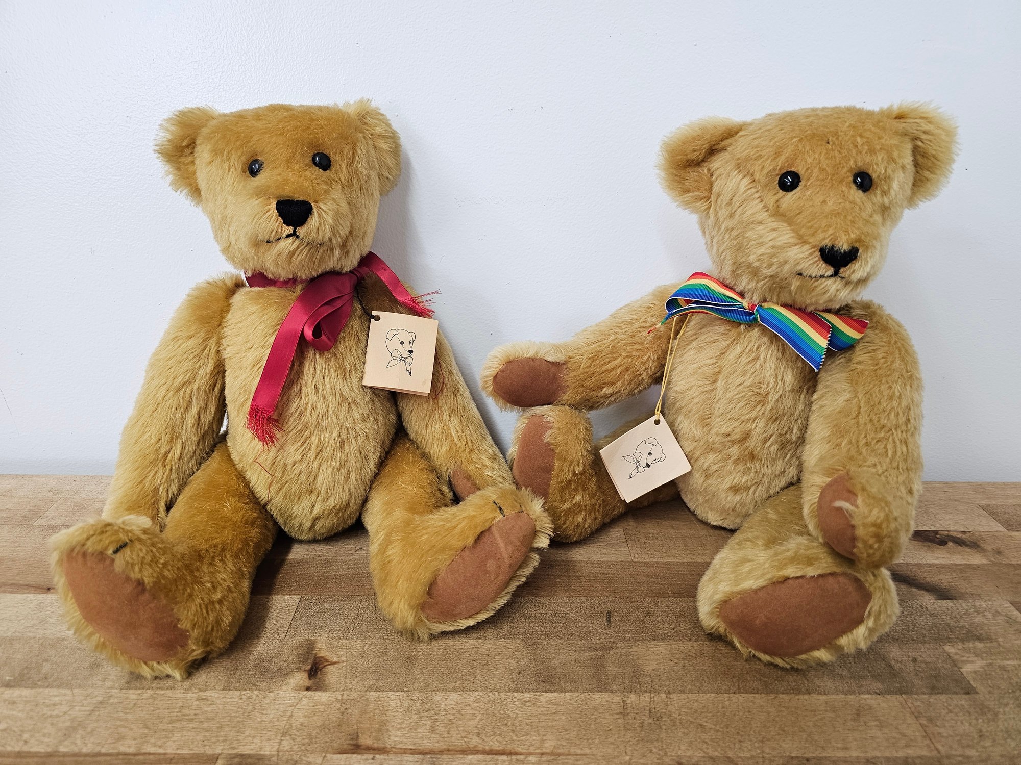 Handmade Mohair Classic Bear Sandstorm