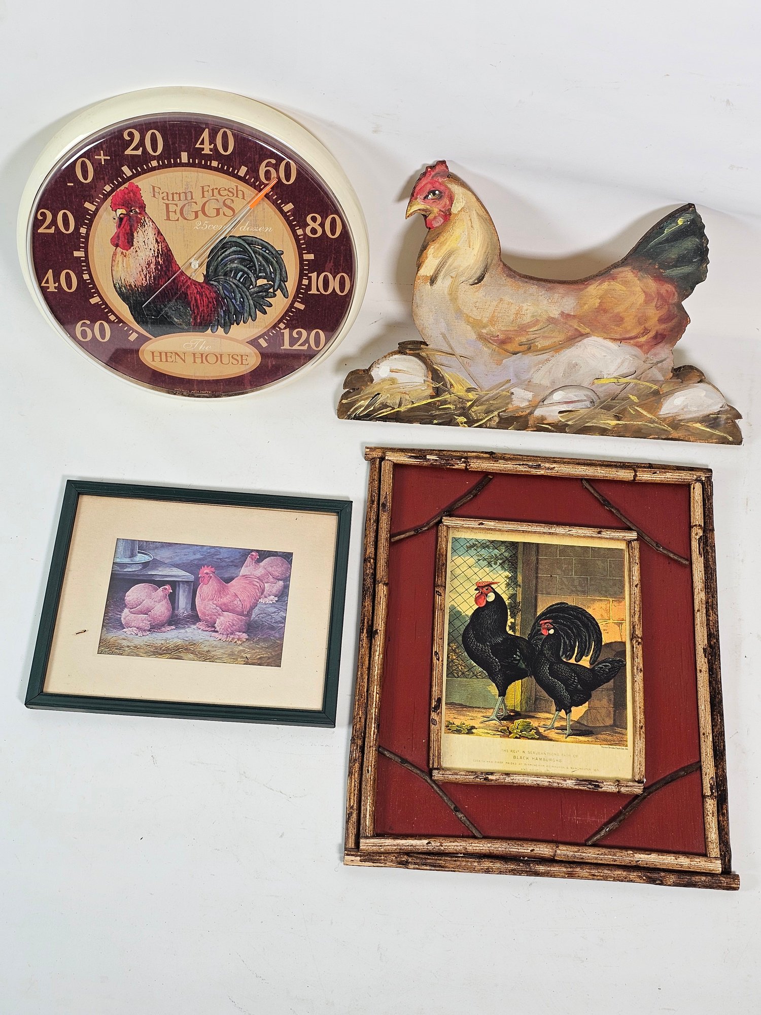 (4pc) Chicken Artworks/Signs & More #5251 | Auctionninja.com