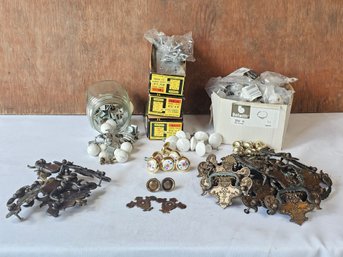 Grouping Of Vintage Furniture Hardware