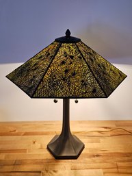 Fine Dale Tiffany Slag Glass Table Lamp