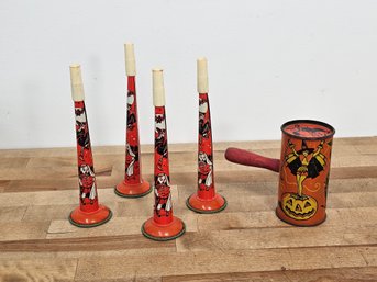 Vintage Halloween Noise Makers / Kazoo's