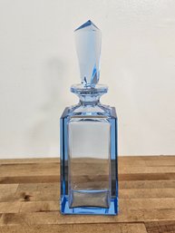 Beautiful Blue Crystal Decanter