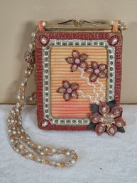 Fine Designer 'Mary Frances' Beaded Floral Purse
