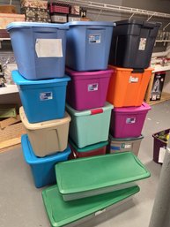 14pc. Storage Bins - Used