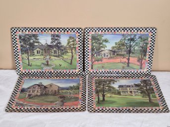 Grouping Of 4 MacKenzie-Childs Cork-board Placemats