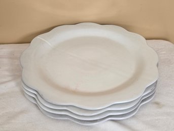 (4pc) MacKenzie-Childs Large Ceramic Serving Dishes - 17' D