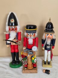 Grouping Of 3 Steinbach German Nutcracker Figurines