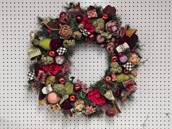 MacKenzie-Childs Inspired Holiday Wreath