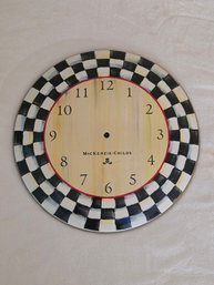 Mackenzie Childs Checkerboard Wall Clock Face