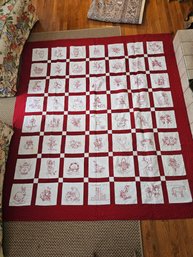 Fine Thousand Islands Quilters Guild Handmade Quilt - Made In Clayton, New York 2003