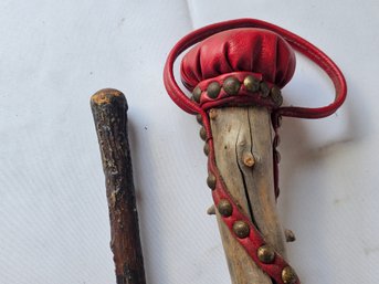 Handcrafted Folk Art Walking Sticks