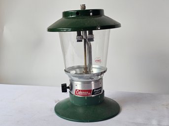 Vintage Coleman Two-Mantle Propane Lantern