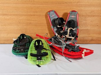 Vintage Snowshoe Grouping - 4 Sets