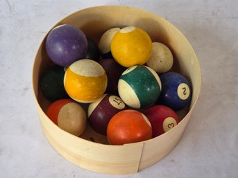 Vintage Billiard Balls