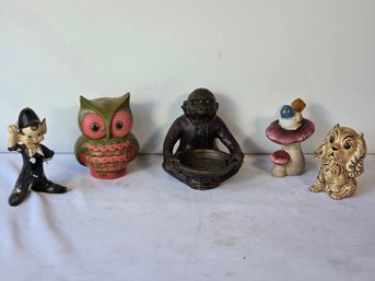 5pc. Vintage Decorative Figurines