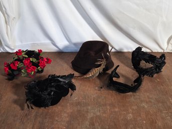Elegant Millinery And Fascinators - Vintage Womens Headpieces