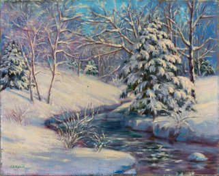 J.B. Kahill, Am. 1882-1957, Winter Stream