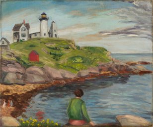 Jean Marie McGinn, Am. 19th/20th Century, The Nubble Light