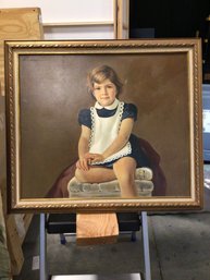 Thomas Nadeau, Am. 20th Century, Portrait Of A Girl